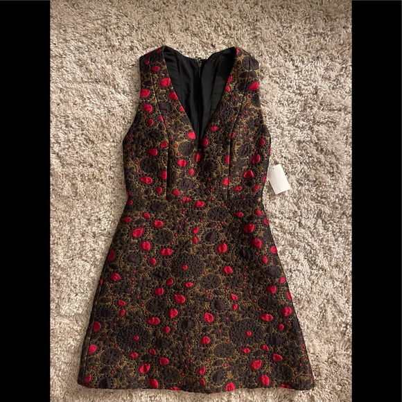 Alice + Olivia Dresses & Skirts - Alice + Olivia pacey V-neck A-line mini dress sz 2